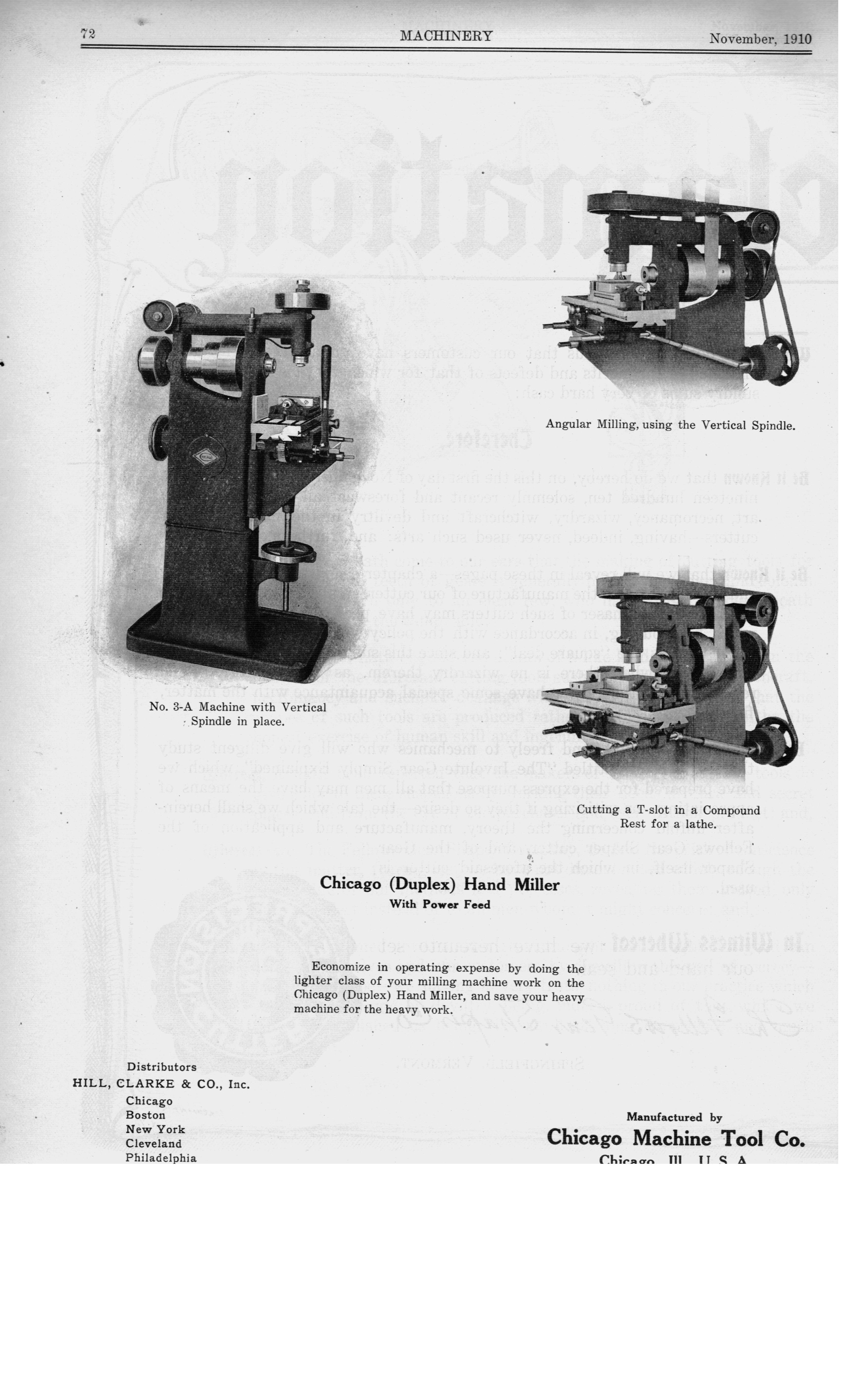 Machinery magazine November, 1910 Machine shop